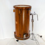 tamburo provenionale, classic nut with woodhoops, 24x12"
